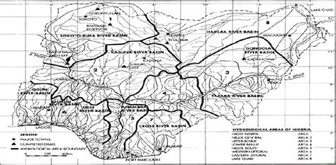 Hydrological Map Of Nigeria Download Scientific Diagram