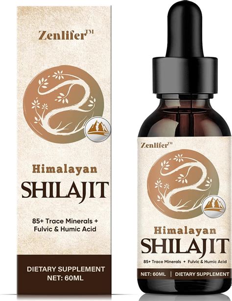 Amazon Zenlifer Shilajit Aceite L Quido De Resina Shilajit