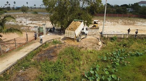 Starting New Project Ring Road Around The Pond By Komatsu D31P Dozer