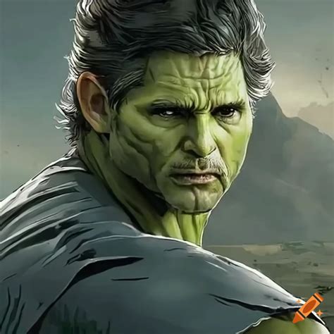 Eric Bana Portraying Hulk In 2024 On Craiyon