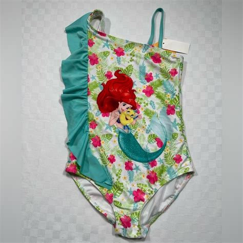 Disney Swim Disney Store Ariel One Piece Swimsuit Poshmark