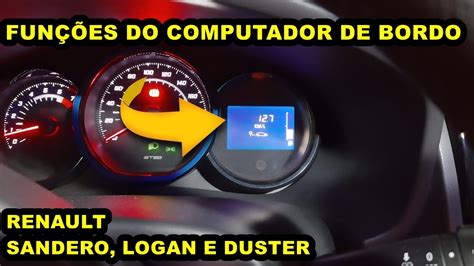 Fun Es Do Computador De Bordo Renault Sandero Logan E Duster Youtube