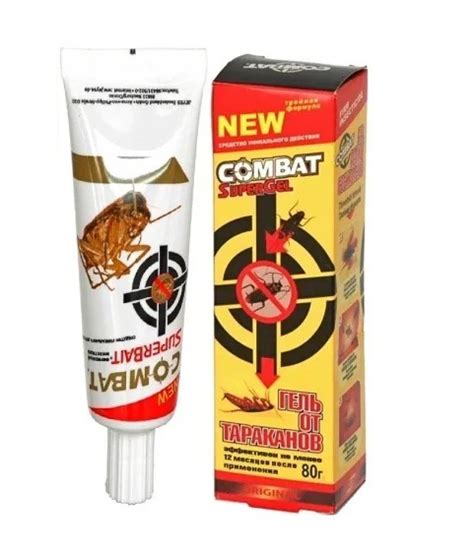 Гель от тараканов Combat, 80 гр. - купить с доставкой по выгодным ценам ...