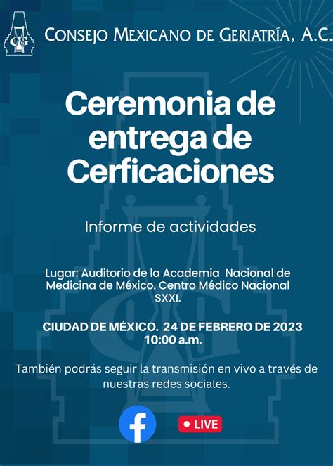 Invitación a ceremonia de entrega de Certificaciones e Informe 2023