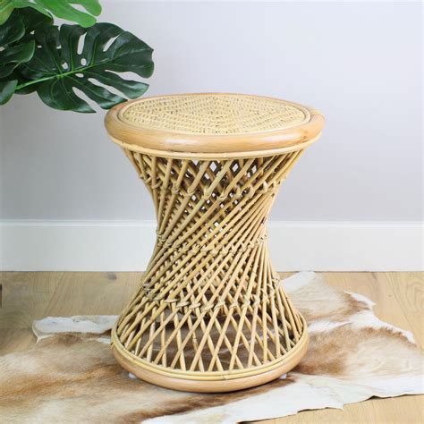 Koko Natural Rattan Stool The Rattan Company