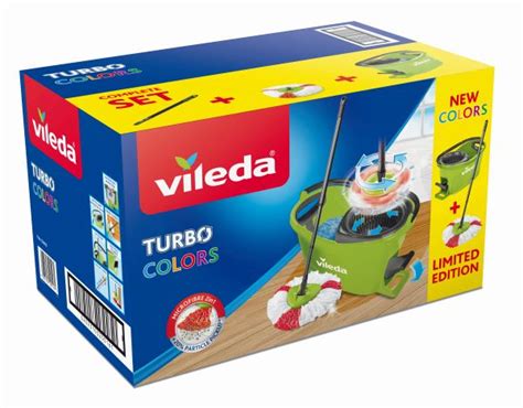 Vileda Turbo mop Colors set za čišćenje - zelena - ograničena serija ...