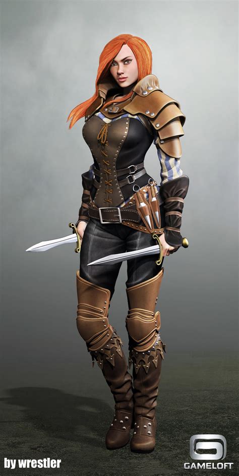 Georgi Georgiev Female Rogue Render