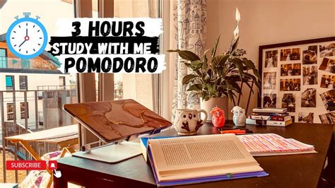 Hours Study With Me Countdown Alarm Pomodoro Calm Background Noise