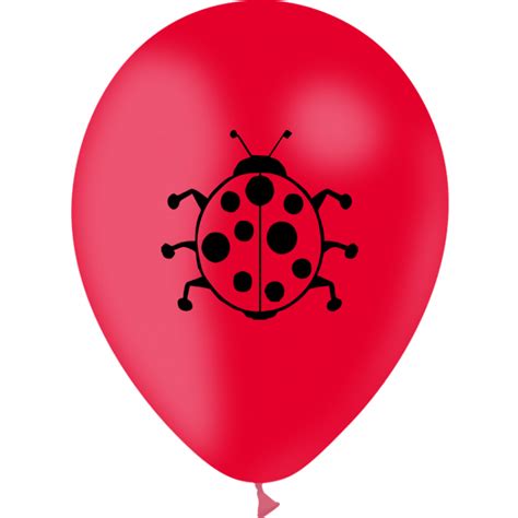 10 Ballons Latex HG95 Coccinelle PMS Abc PMS