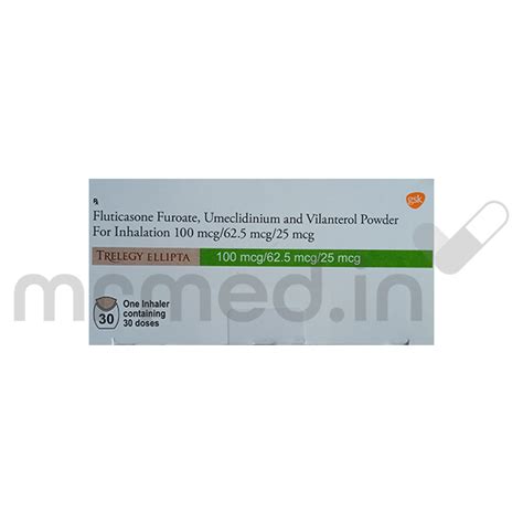 Buy Trelegy Ellipta Inhaler Online: Uses, Price, Dosage, Instructions ...