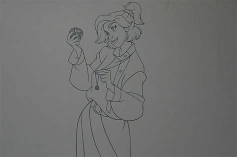 Anastasia Full Figure Don Bluth feature film animation cel drawing ...