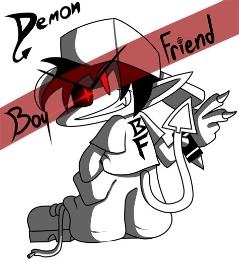 Artstation Fnf Au Demon Boyfriend Shaded Doodle