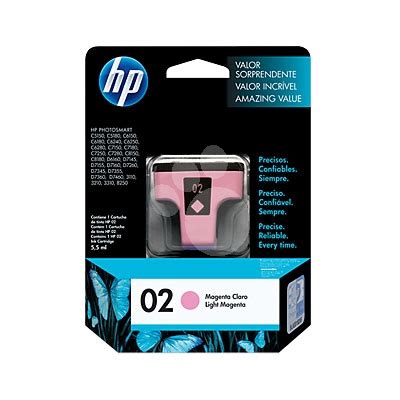 Cartucho Original De Tinta Magenta Claro HP 02 Winpy Cl