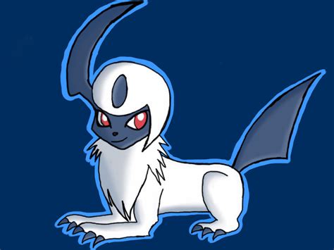 Absol Lying Down By Barnowlgurl23 On Deviantart