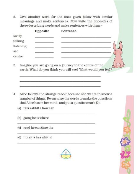 Ncert Book Class 4 English Chapter 4 Why Alice In Wonderland 2024 25 Session