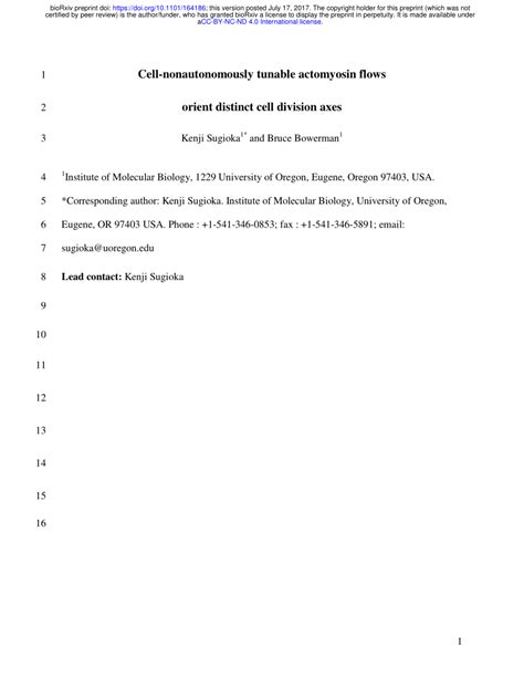 PDF Cell Nonautonomously Tunable Actomyosin Flows Orient Distinct