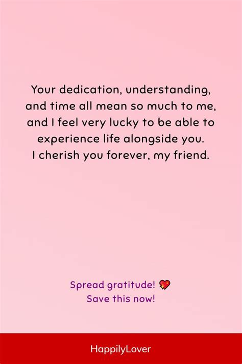 98+ Gratitude Messages and Words of Appreciation - Happily Lover | Friend love quotes, Special ...