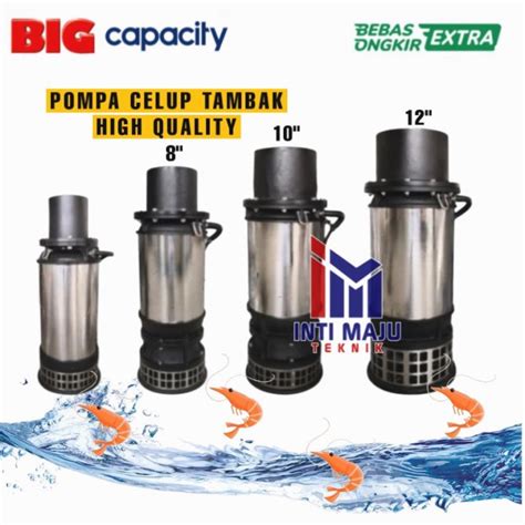 Jual Pompa Celup Tambak 8 Inch Pompa Celup Tambak Udang 8 Inch