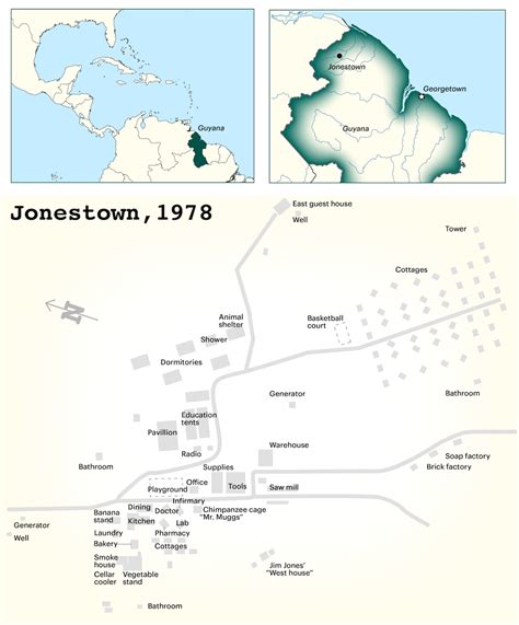 Where Is Jonestown Guyana On A Map Cities And Towns Map Images And