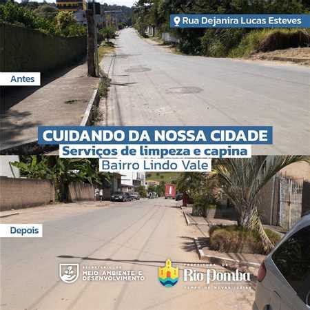 Prefeitura Municipal De Rio Pomba Bairros Lindo Vale E Santa Helena