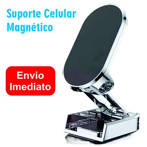 Suporte Para Celular Magn Tico Forte Para Carro Mesa Painel