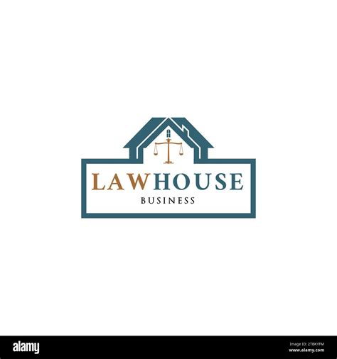 Law House Icon Logo Design Inspiration Stock Vector Image Art Alamy