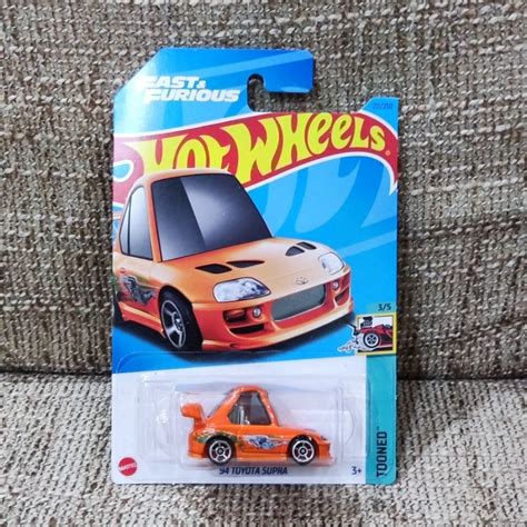 Hot Wheels Tooned Toyota Supra Fast Furious Shopee Malaysia