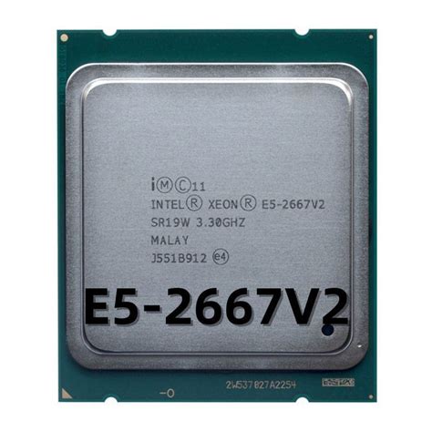 Серверный процессор Intel E5 2667 V2 Xeon OEM без кулера 8 яд 3 3