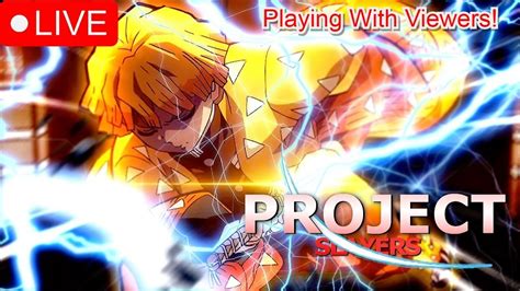 🔴playing New Demon Slayer Roblox Game Project Slayers New Discord