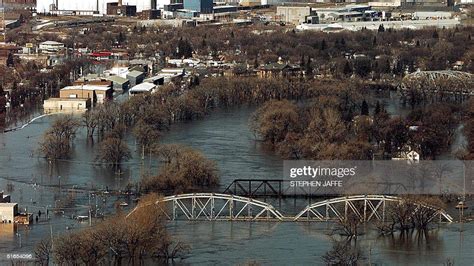 Flooding From The Red River In Grand Forks Nd Can Be Seen In This News Photo Getty Images