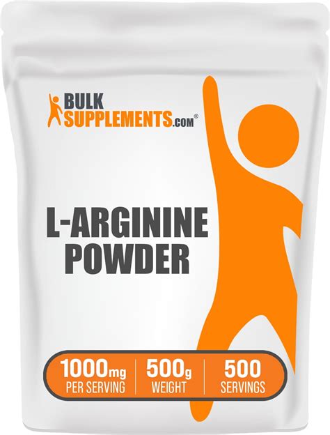 Bulksupplements L Arginine Base Powder L Arginine Powder Amino