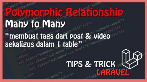 Laravel Tutorial Laravel Many To Many Polymorphic Relationship YouTube