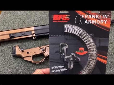 Franklin Armory BFS III Trigger Installation YouTube