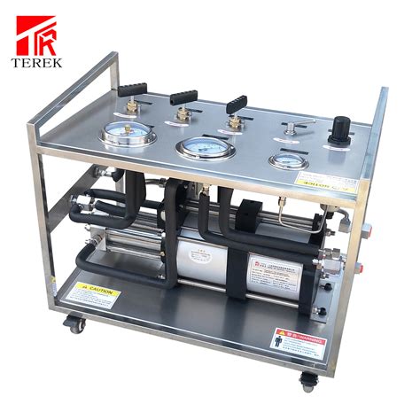 Terek Double Acting High Pressure Air Driven Gas Booster Pump For Filling Cylinder China