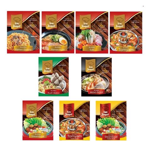 Jual Koki Jempol Bumbu Instant Tomyum Suki Steamboat Ramen Bakso Miso