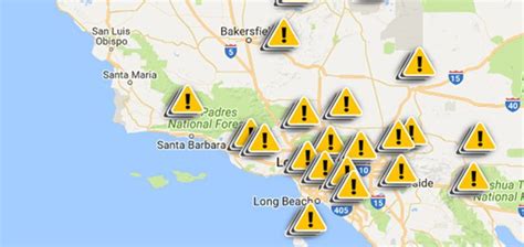 Socal Edison Power Outage Map | Zone Map