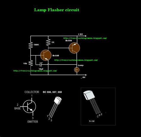 Flashing Light Circuit Diagram