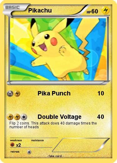 Pokémon Pikachu 18591 18591 Pika Punch Mi carta pokémon