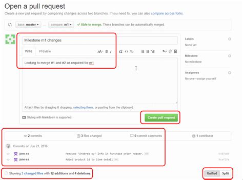 Merge Branches Into Master Branch In Github Using Pull Requests Sap