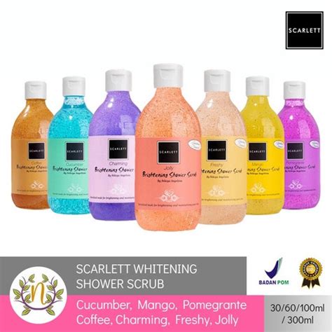 Jual SCARLETT SCARLET SHOWER SCRUB BODY WASH SABUN MANDI ORIGINAL