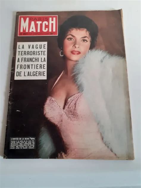 Paris Match N° 293 Du 6 Au 13 Novembre 1954 Gina Lollobrigida Eur 20 00