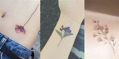 14 Delicate Flower Tattoos Flower Tattoo Ideas And Inspiration