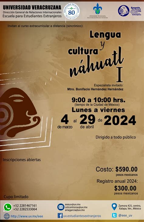 Curso Lengua Y Cultura N Huatl I Escuela Para Estudiantes