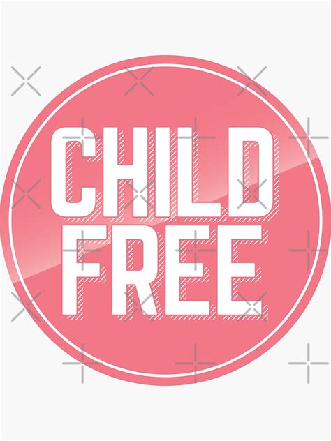 Childfree Sticker By Lightfield Redbubble