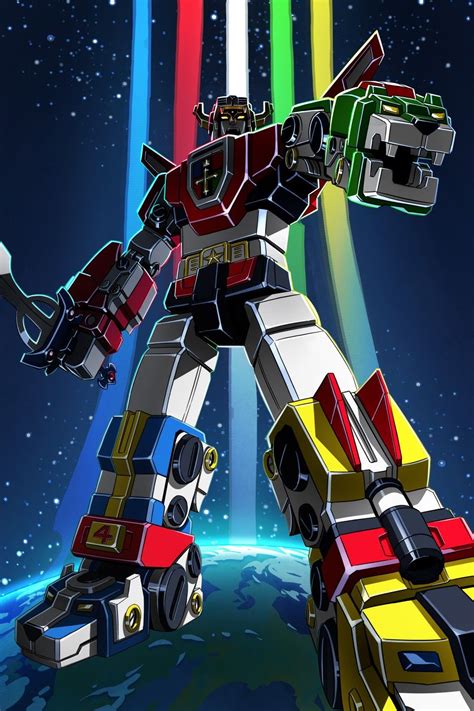 Voltron Voltron Robot Cartoon 80s Voltron