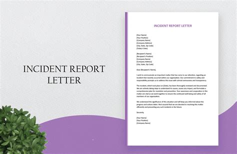 Editable Report Letter Templates In Word To Download