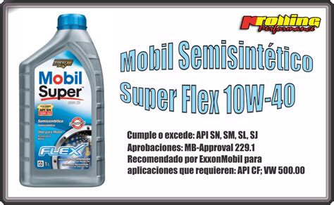 Lubricante Mobil Super Semi sintético 10w40 1lt 384 00 en Mercado Libre