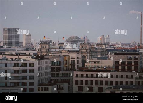 Berlin, Deutschland. 16th Jan, 2023. City view of the Reichstag ...