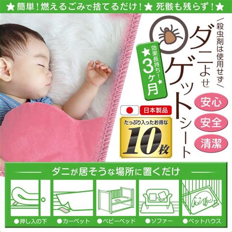 ダニよせゲットシート10枚組 1セット 10枚 最大の割引