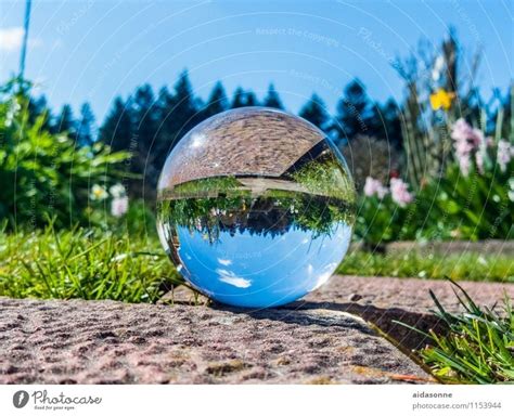 Glass ball in spring Art - a Royalty Free Stock Photo from Photocase